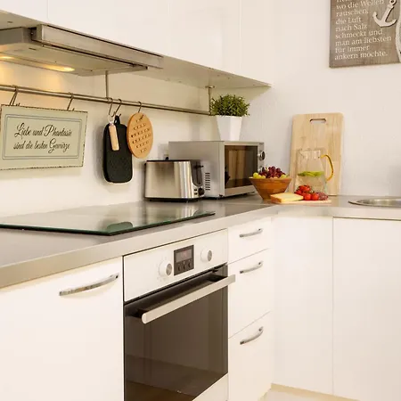 아파트 Meerblick-balkon-strand-stilvoll-smarttv *